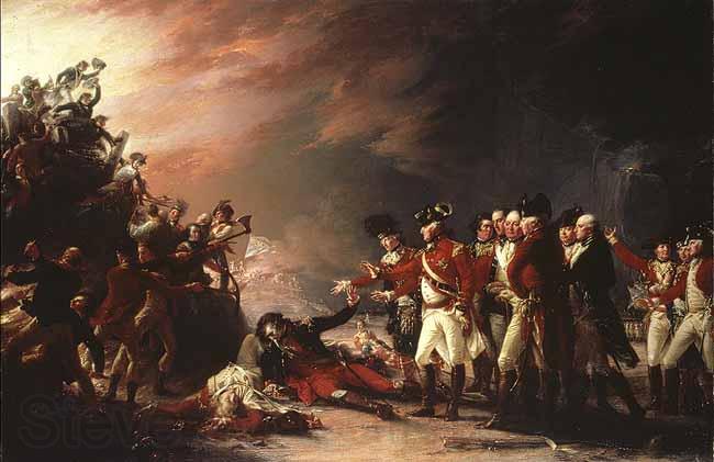 John Trumbull Sortie Made by the Garrison of Gibraltar Norge oil painting art